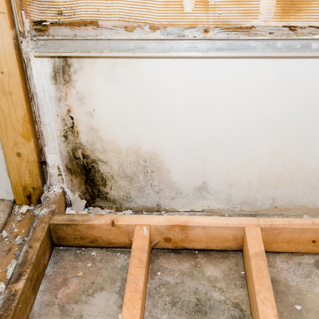 Bathroom mold remediation and repair work in Las Vegas home