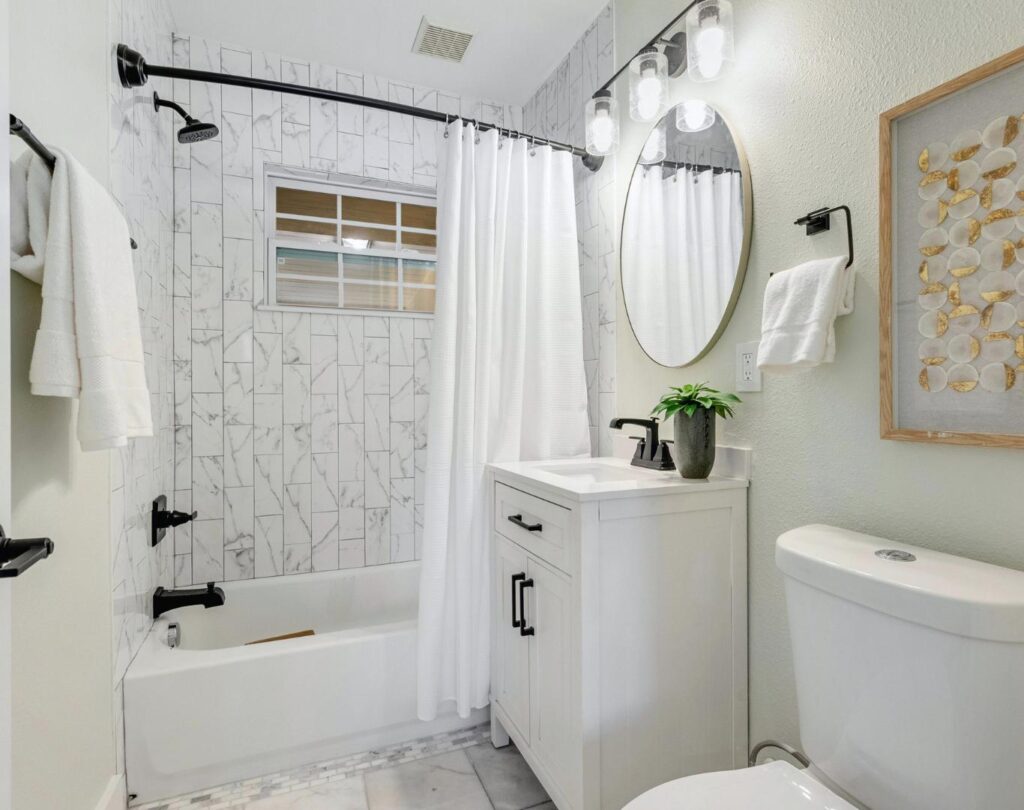 Reliable bathroom remodeling near me in Summerlin, NV with luxury shower and vanity installations