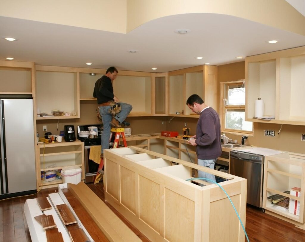 Kitchen remodeling near me in Boulder City, NV featuring refreshed cabinets and durable countertops