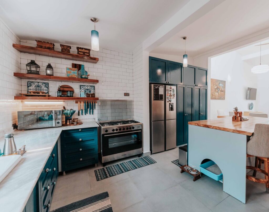Kitchen remodeling services near me in Boulder City, NV transforming an older kitchen with modern finishes